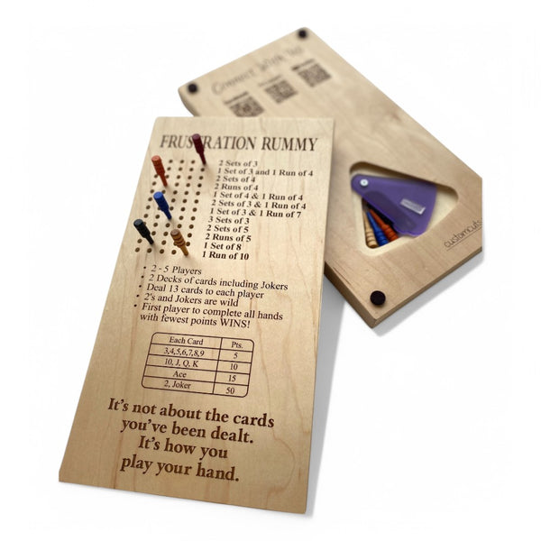 Frustration Rummy Game (2-5 Players) – Classic & Customizable Versions