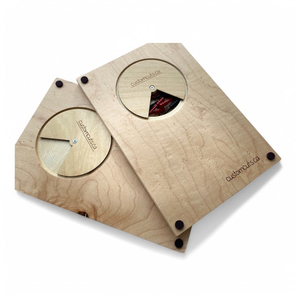 Dice Baseball – Handcrafted Wooden Game (Black or Natural Finish)