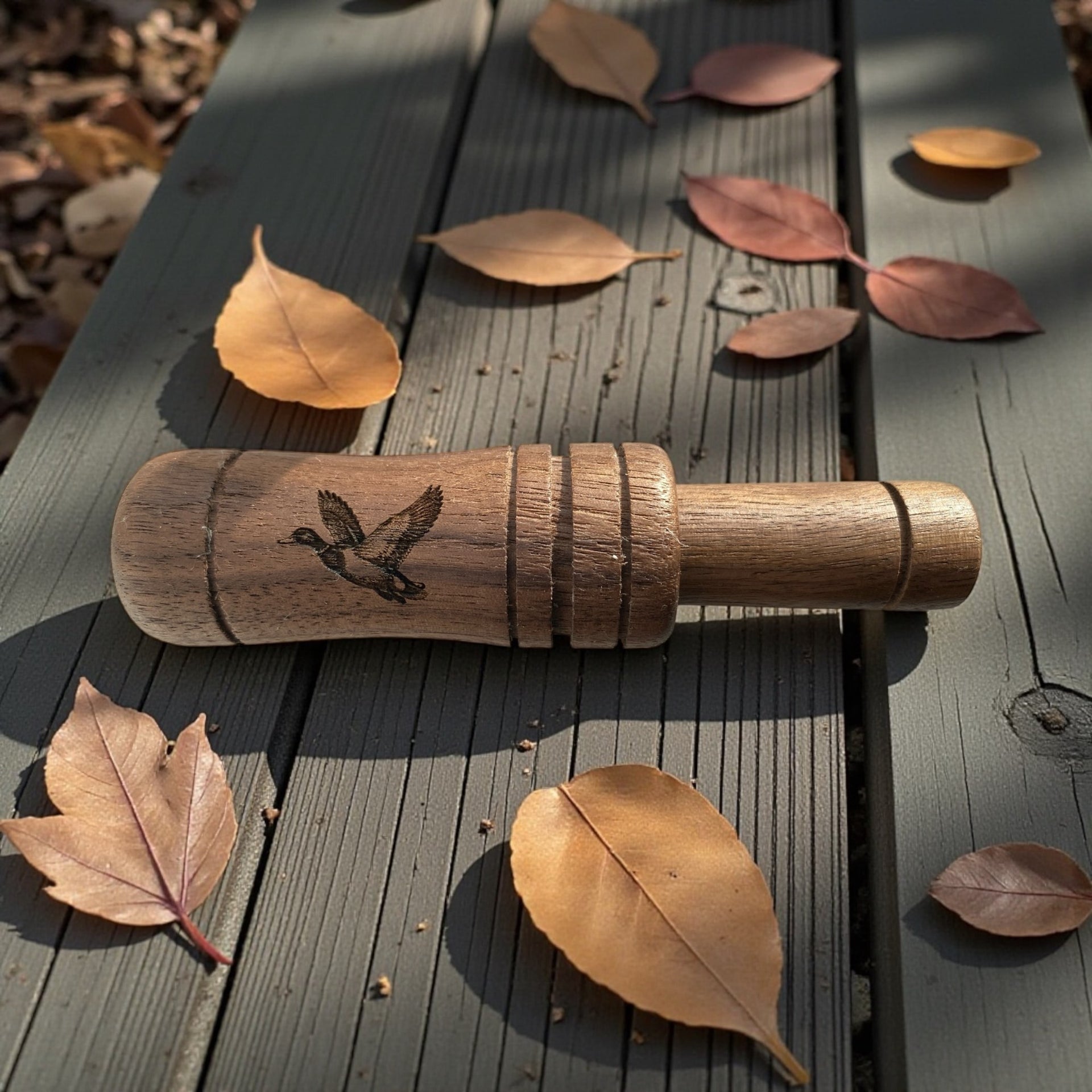 🦆 Walnut Duck Call – Custom Engraved Gift for Hunters & Outdoorsmen