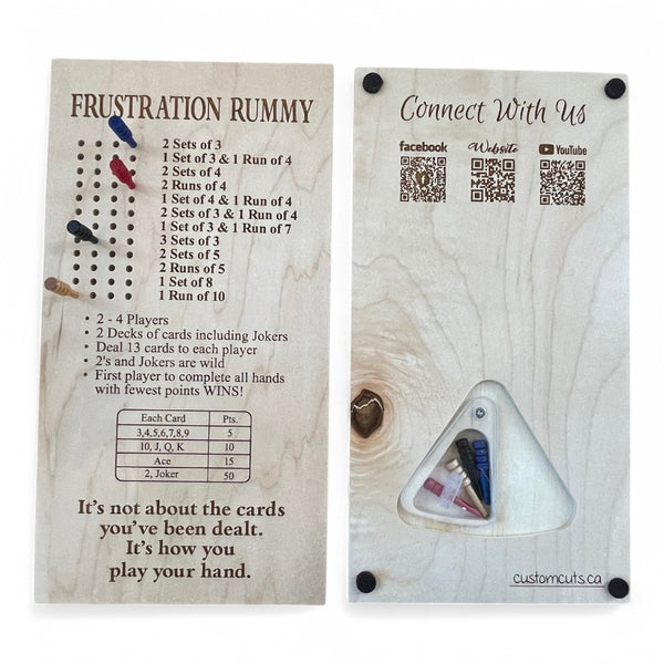 Frustration Rummy Game (2-4 Players)