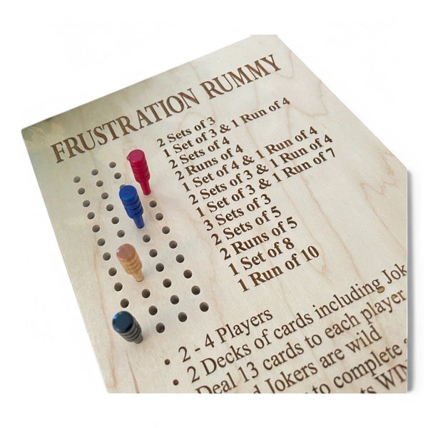 Frustration Rummy Game (2-4 Players)