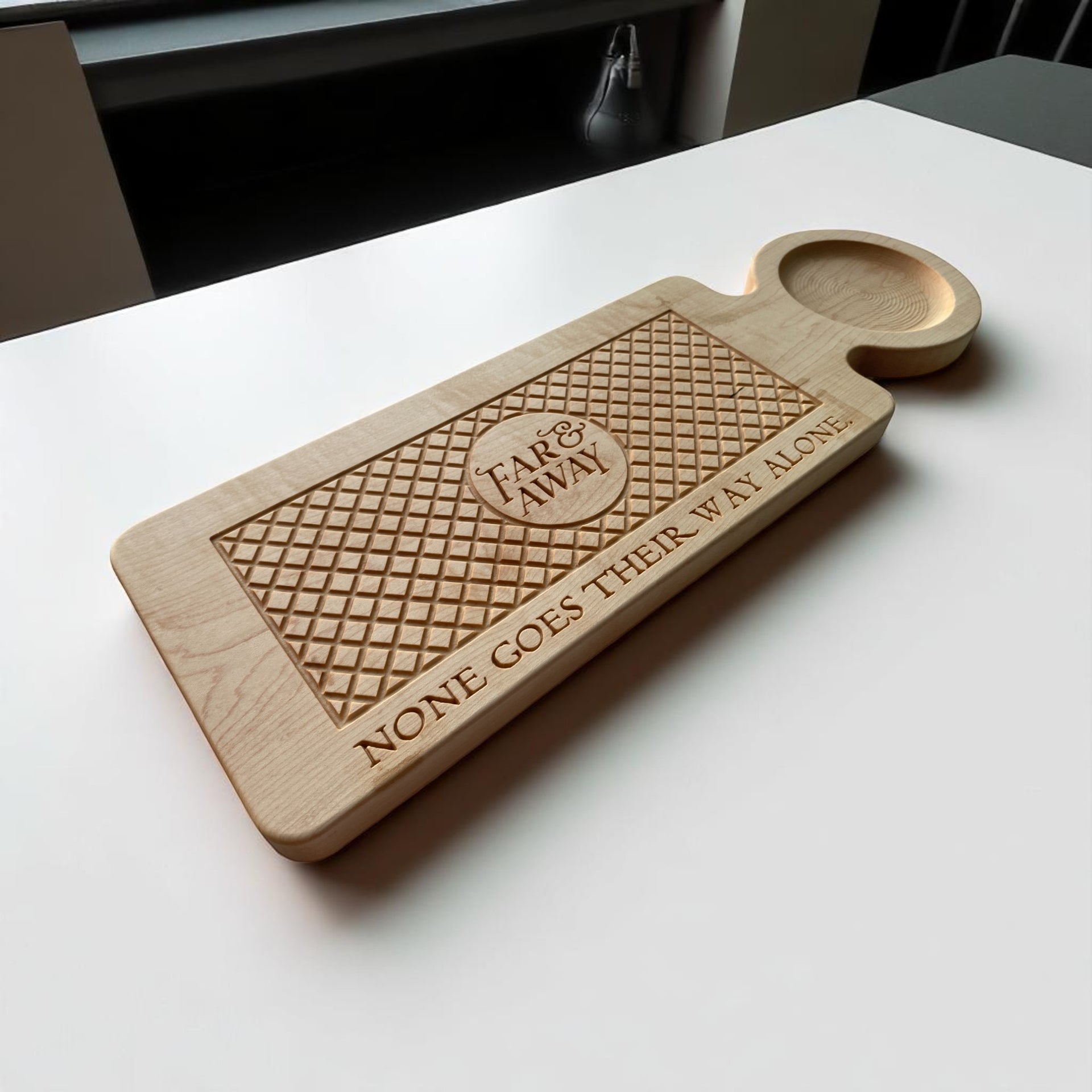 Custom Engraved Serving Board – Handcrafted Hardwood Gift 🍽️✨