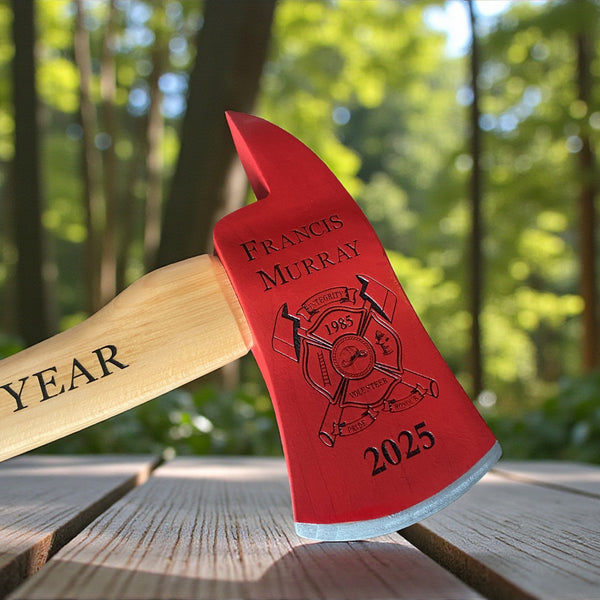 Custom Firefighter Axe Award – Handcrafted & Personalized