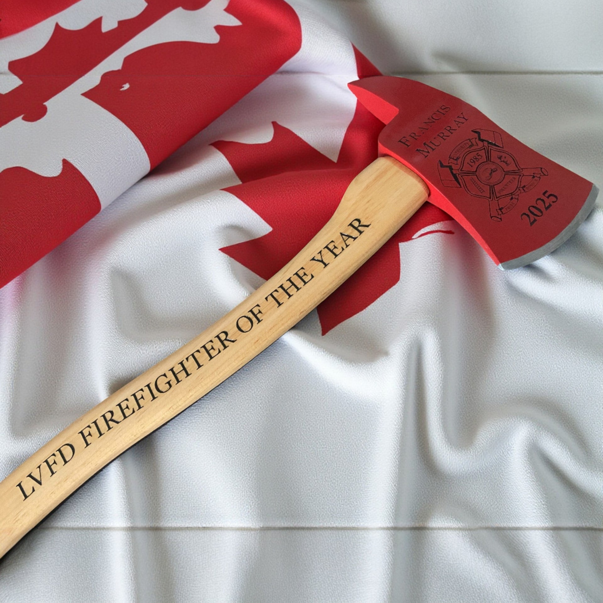 Custom Firefighter Axe Award – Handcrafted & Personalized