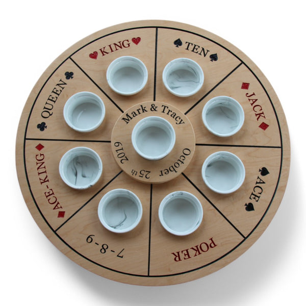 Handcrafted Rummoli Board Game – Engraved & Customizable 🎲♠️