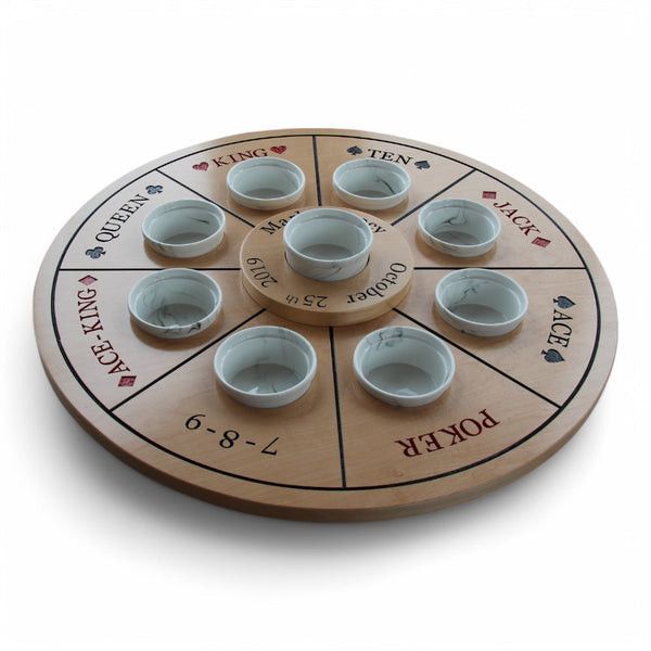 Handcrafted Rummoli Board Game – Engraved & Customizable 🎲♠️