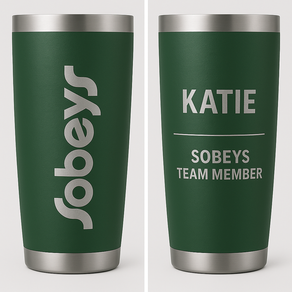 Custom Engraved 20oz Stainless Steel Tumbler – Personalized Gift ☕❄️