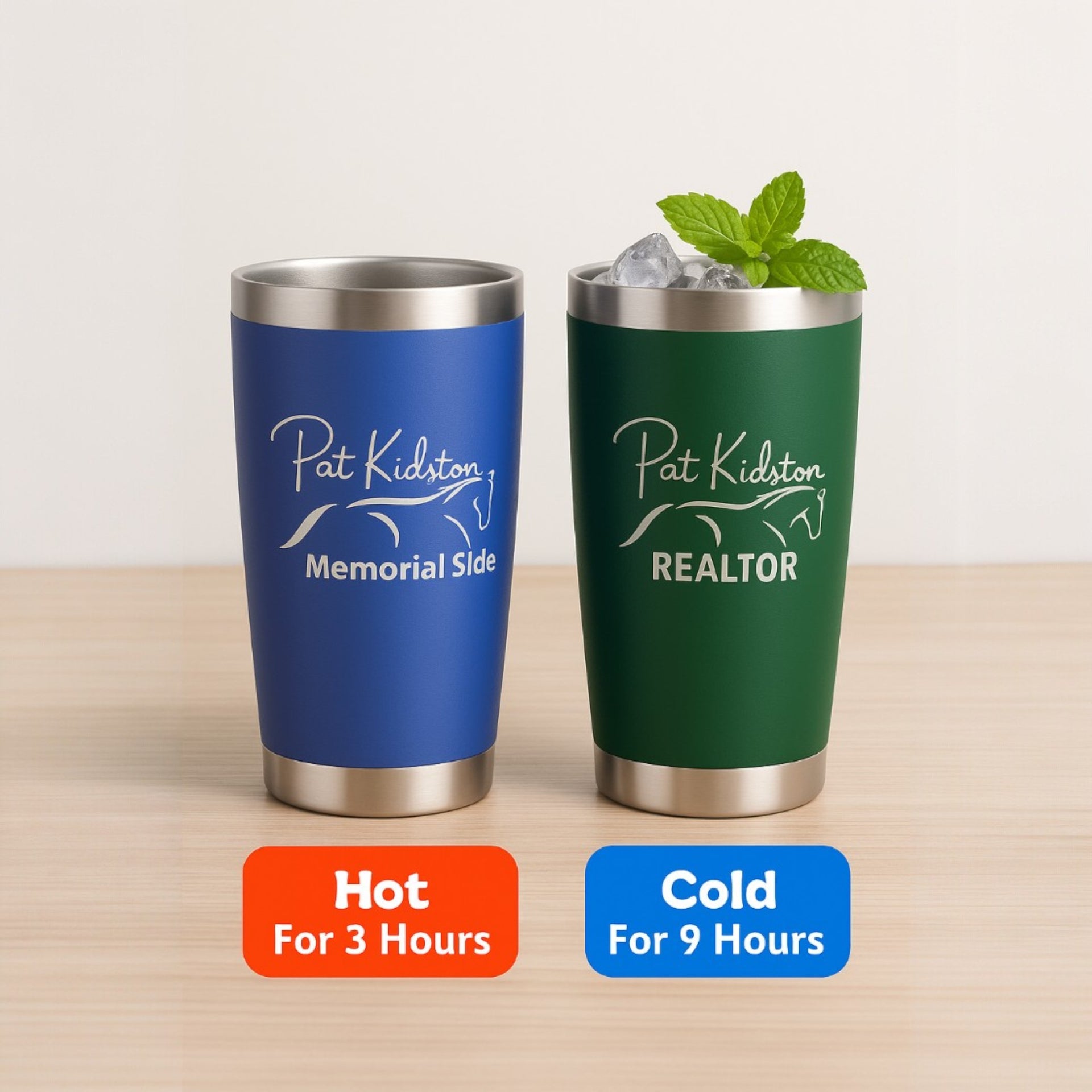 Custom Engraved 20oz Stainless Steel Tumbler – Personalized Gift ☕❄️