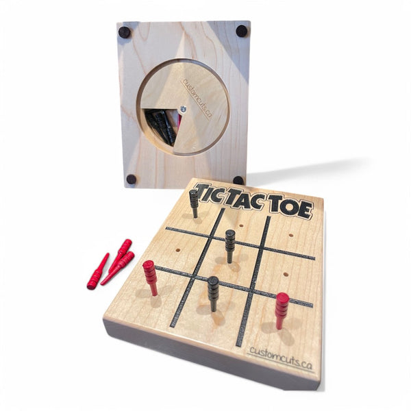 Classic Tic-Tac-Toe – Handcrafted Hardwood Game Board
